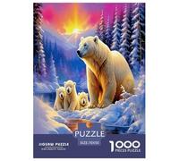 Little Bear And Polar Bear 1000 Pezzi Puzzle Classici Per Adulti E Bambini A Partire Da 12 Anni Giochi Rilassamento E Intelligence Perfetto Per Appassionati Di Esperti - Regalo Per Amore E Amico 70x5