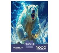 Little Bear And Polar Bear 1000 Pezzi Puzzle Classici Per Adulti E Bambini A Partire Da 12 Anni Giochi Rilassamento E Intelligence Sfida Impossibile - Regalo Per Amore E Amico 38x26cm/1000pcs