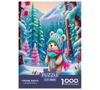 Little Bear And Polar Bear Jigsaw Puzzle,1000 Pezzi Classici, Per Adulti E Bambini A Partire Da 12 Anni Giochi Rilassamento E Intelligence Perfetto Per Appassionati Di Esperti - Decorazione Della Cas