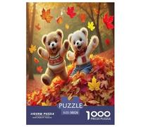 Little Bear And Polar Bear Jigsaw Puzzle,1000 Pezzi Classici, Per Adulti E Bambini Da 14 Anni E Più Giochi Del Cervello Perfetto Per Appassionati Di Esperti - Regalo Per Amore E Amico 38x26cm/1000pcs