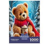 Little Bear And Polar Bear Jigsaw Puzzle,1000 Pezzi Classici, Per Adulti E Bambini Da 14 Anni E Più Giochi Educativi Giocattoli Sfida Impossibile - Decorazione Della Casa 70x50cm/1000pcs