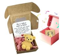 Little Bear in A Box Mini Uplifting Animal Handmade Good Luck Care
