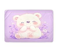 Little Bear - Tappetini per pannolini riutilizzabili extra large, altamente assorbenti, a prova di perdite, ad asciugatura rapida, per bambini, 132,1 x 86,4 cm (lunghezza x larghezza), colore: viola