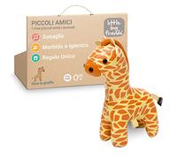 Little Big Friends I Piccoli amici Tiny Friends | Sonagli per bambini | Animale morbido | Facile da pulire | Decorazione per la cameretta | Gina la giraffa