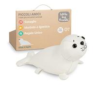 Little Big Friends I Piccoli amici Tiny Friends | Sonagli per bambini | Animale morbido | Facile da pulire | Decorazione per la cameretta | Elliot il Sigillo