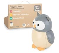 Little Big Friends I Piccoli amici Tiny Friends | Sonagli per bambini | Animale morbido | Facile da pulire | Decorazione per la cameretta | Nicoletta la civetta