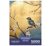 Little Bird Flower Jigsaw Puzzle Impossible 1000 Pezzi Decorazione Per La Casa. Giochi Rilassamento E Intelligence Per Adulti E Ragazzi Da 14 Anni 70x50cm/1000pcs