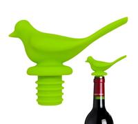 Little Bird - Tappo per bottiglia di vino a forma di, riutilizzabile, 7,5 x 6,1 x 2,2 cm, tappo per bottiglia di vino in silicone, colorato e portatile