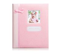 Little Blossoms by Pearhead - Libro dei ricordi"Welcome Sweet Baby" con tampone di inchiostro sicuro per bambini, regalo per baby shower
