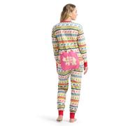 Little Blue House Family Union Suit Pyjamas Set Pigiama, Cream Fair Isle, XL Unisex-Adulto