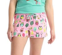 Little Blue House Women's Sleep Shorts Pyjama Bottoms Pantalone del Pigiama, Gufi, M Donna