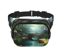 Little Bridge in the East - Marsupio alla moda, unisex, da viaggio, nero, taglia unica