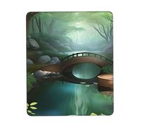 Little Bridge in the East - Tappetino per mouse per computer con cuciture anti-usura, impermeabile, con base in gomma antiscivolo, adatto per computer portatili, ufficio e casa, tappetino per mouse da