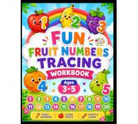 Little Bright Learners Tracing Numbers 1-20 Workbook: Fun Preschool Number Tracing, Counting & Coloring Activities for Ages 3-5