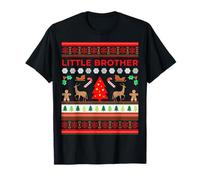 Little Brother Ugly Christmas Sweater Bro Fun Xmas Maglioni Maglietta
