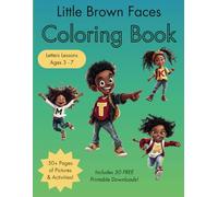 Little Brown Faces Coloring Book: Letter Lessons
