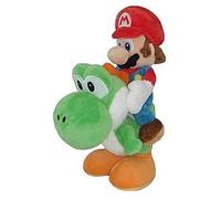 Little Buddy 1241 Super Bros. Peluche Mario Riding Yoshi, Multicolore, Taglia Unica