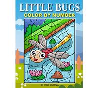 Little Bugs Color By Number: Coloring Book for Kids Ages 4-8