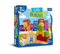 Trefl - Little Builder, primo gioco da tavolo - Gioco da tavolo per i più piccoli, costruire con i blocchi, gioco cooperativo per bambini, elementi di grandi dimensioni, imparare giocando