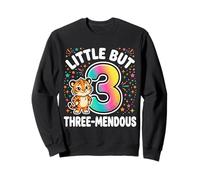 Little But Three-Mendous Funny 3° Compleanno Felpa
