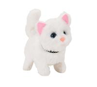 Little Cat Stuffed Animal Small Plush Toy Electric Robot Kitten
