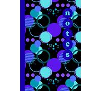 Little Circles and Rounds Pattern Notebook: Shades of Blue and Purple