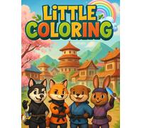 Little Coloring - Colorful Book of Jungle Folks - kids age 3 to 8 only: by JD
