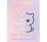 Little Comforts Kawaii Ink Tracing Art Book: Chiikawa-Inspired Pastel Line Art for Relaxation, Creativity, and Calm Coloring Practice
