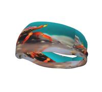 Little Crab by The Sea - Fascia per il sudore, per donne e uomini, adatta per corsa, yoga, fitness, calcio