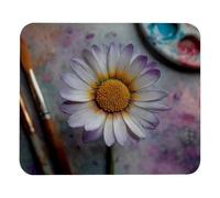 Little Daisy Art Paint Tappetino Scrivania Durevoli Mouse Pad Antiscivolo Tappetino per Mouse per Casa Laptop Computer 25X30Cm