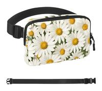 Little Daisy Grass Marsupio per donne e uomini, borsa a tracolla con tasche con cerniera, marsupio impermeabile con cinturino regolabile per allenamento, corsa, viaggi, escursionismo, multicolore,