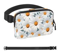 Little Daisy Marsupio per donne e uomini, borsa a tracolla con tasche con cerniera, marsupio impermeabile con cinturino regolabile per allenamento, corsa, viaggi, escursionismo, multicolore, taglia