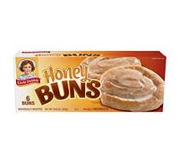 Little Debbie Honey Buns, 6 Individually Wrapped Pastries, 10.6 oz Box, Pack of 0ne (1)