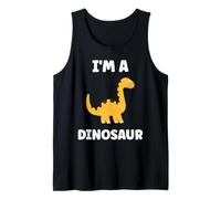 Little Dino Cute Funny Child Simple I'm a Dinosaur Canotta
