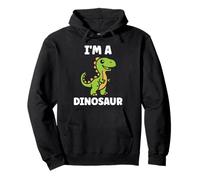 Little Dino Cute Funny Child Simple I'm a Dinosaur Felpa con Cappuccio
