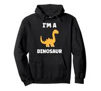 Little Dino Cute Funny Child Simple I'm a Dinosaur Felpa con Cappuccio