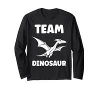 Little Dino Cute Funny Child Simple Team Dinosaur Maglia a Manica