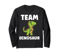Little Dino Cute Funny Child Simple Team Dinosaur Maglia a Manica