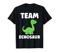 Little Dino Cute Funny Child Simple Team Dinosaur Maglietta