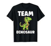 Little Dino Cute Funny Child Simple Team Dinosaur Maglietta