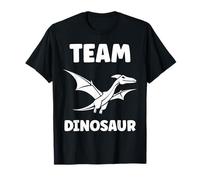 Little Dino Cute Funny Child Simple Team Dinosaur Maglietta