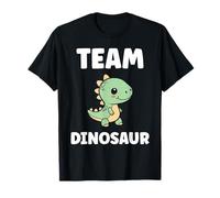 Little Dino Cute Funny Child Simple Team Dinosaur Maglietta