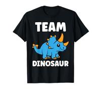 Little Dino Cute Funny Child Simple Team Dinosaur Maglietta