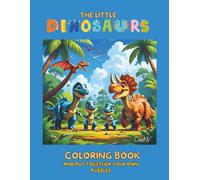 Little Dinosaurs: Magic coloring book to spark imagination with 8 puzzles