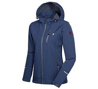 Little Donkey Andy, Giacca da neve in softshell da donna con cappuccio rimovibile, foderata in pile e idrorepellente