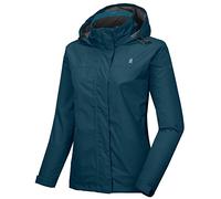 Little Donkey Andy - Giacca impermeabile da donna, leggera, antivento, impermeabile, per escursioni, viaggi, Donna, A1.mosaico Blu, X-Small