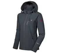 Little Donkey Andy Giacca softshell da donna impermeabile traspirante in pile calda giacca da mezza stagione giacca outdoor con cappuccio rimovibile, M