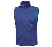 Little Donkey Andy Gilet leggero da uomo, in softshell, antivento, senza maniche, per viaggi, escursioni, corsa, golf, blu, XXL