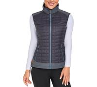 Little Donkey Andy - Piumino/gilet leggero da donna, caldo, senza maniche, per escursionismo, viaggi, corsa e golf, colore: grigio, XL