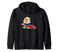 Little Duck alla Gioventù Vigili del Fuoco Felpa con Cappuccio